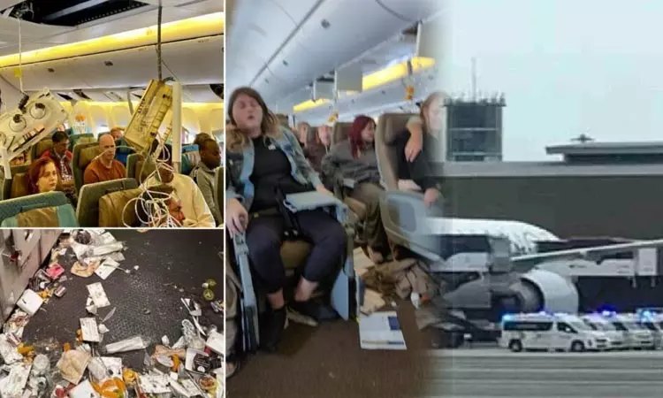 நடு வானில் குலுங்கிய விமானத்தால் பறிபோன பயணி உயிர்