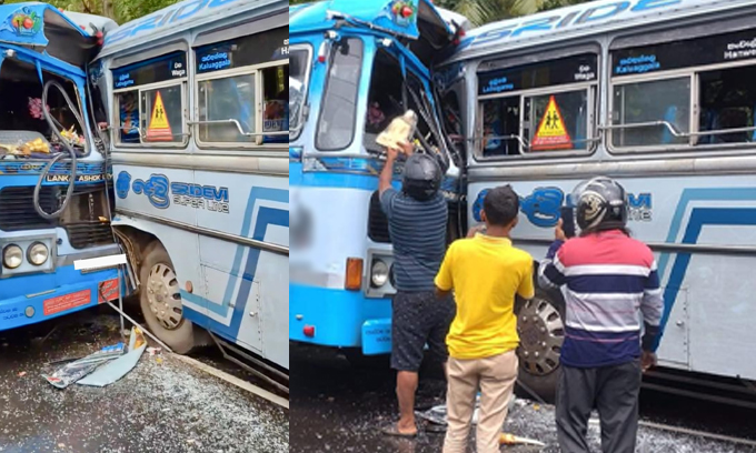 கொழும்பு பேருந்து விபத்தில்  30 பேர் வைத்தியசாலையில்